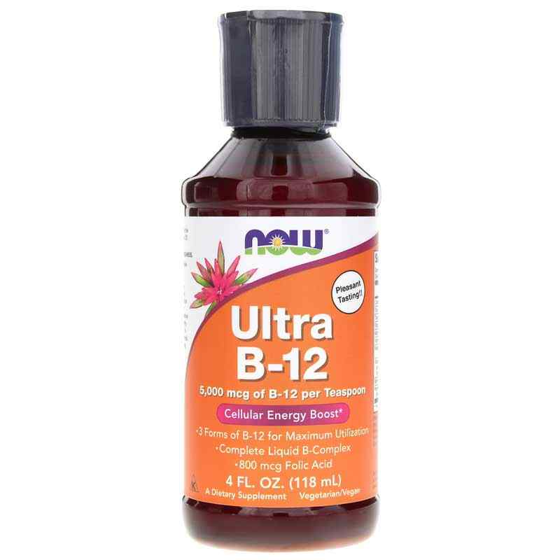 Ultra B-12 Liquid, NOW Foods